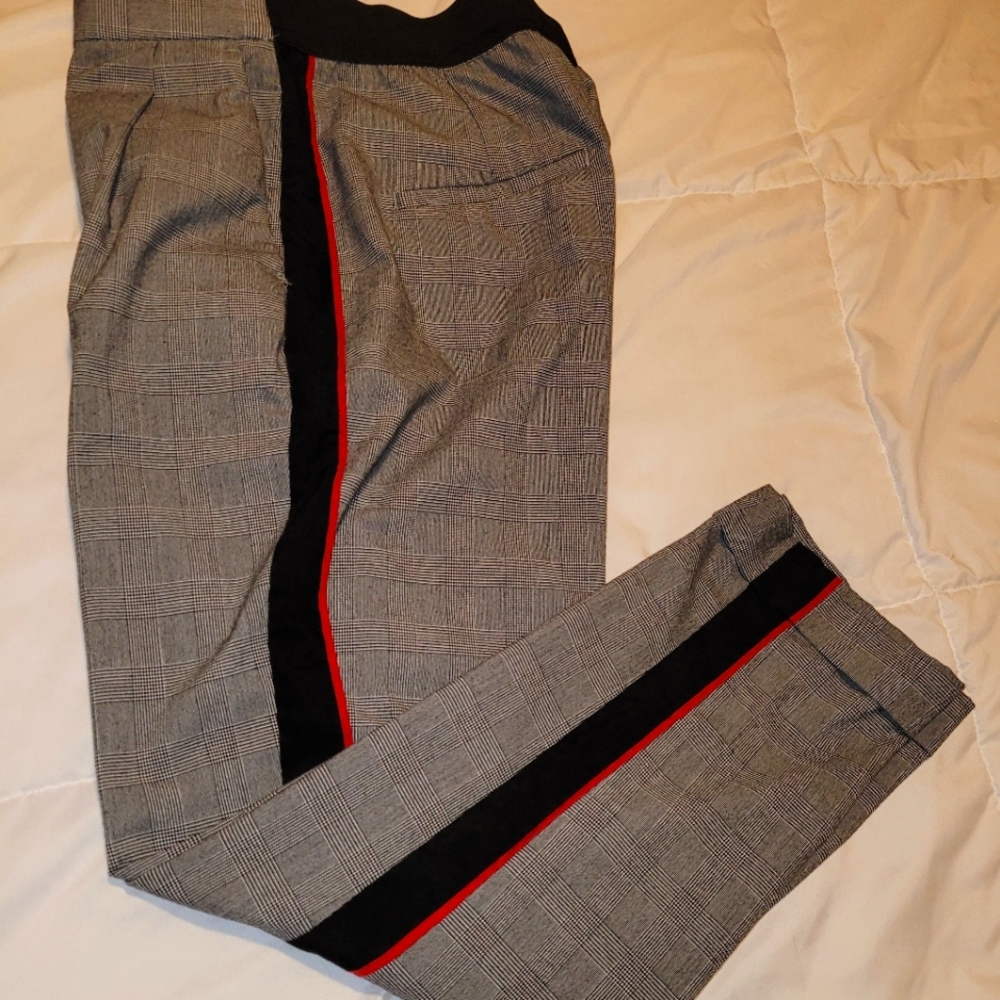 Zara striped trousers